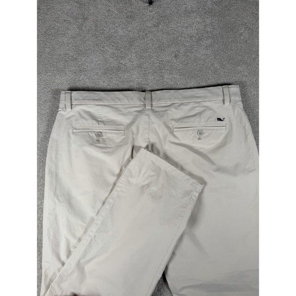 Vineyard Vines Other - Vineyard Vines Performance Pants Mens 36x30 White Straight Stretch Chino Golf